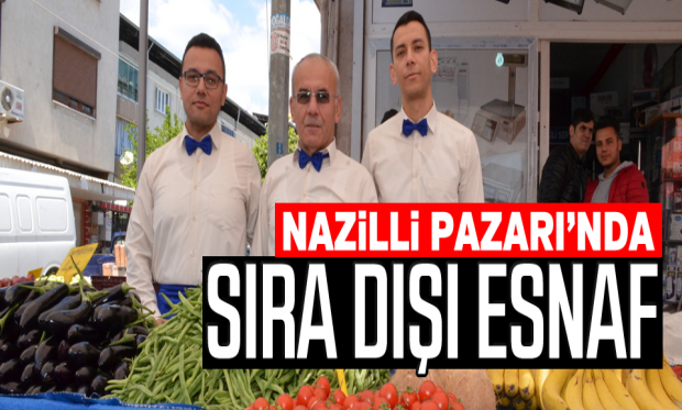 PAZARA RENK KATAN SIRA DIŞI ESNAFLAR